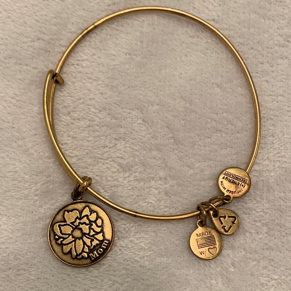 Alex and Ani Gold Charm Bracelet